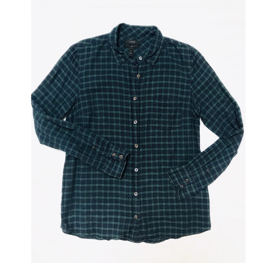 J Crew Plaid  Boy Shirt (Size 6)